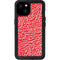 Elephant Print Red iPhone 15 Plus Waterproof Case